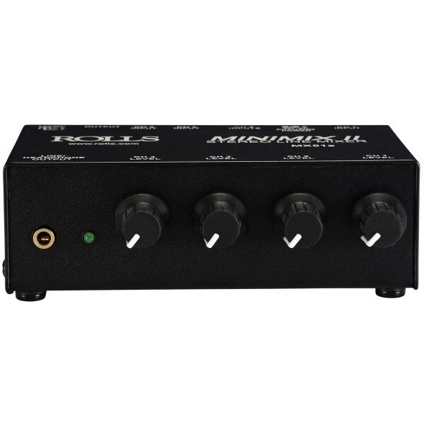 Main product image for Rolls MX51s Mini-Mix II 4-Ch Mixer with Headphon 245-044